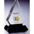 Lucite Triangle Award w/ Base (4 1/2"x6"x1")